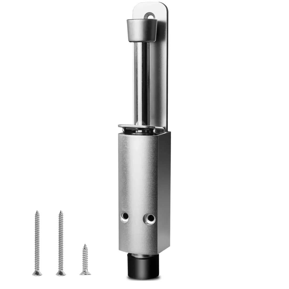TrueOak® Signature Stepdown Door Stopper in brushed silver